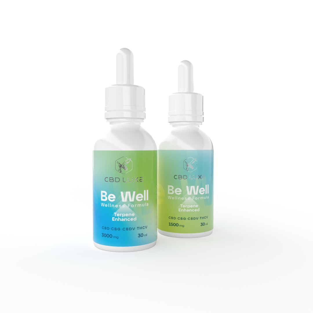 BE WELL: BEVARINTM + Terpene-Enhanced Broad Spectrum CBD Wellness Formula Tincture